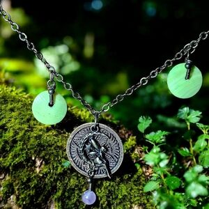 Fair Pendant | Handmade |amythyst | Fashion | Unique